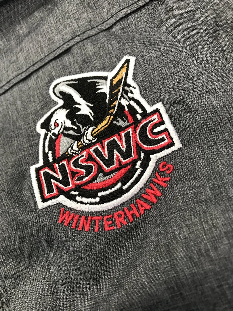 CCM Premium NSWC Track Jacket - Adult (Grey) Apparel 2 CCM Premium NSWC Track Jacket - Adult (Grey) Apparel