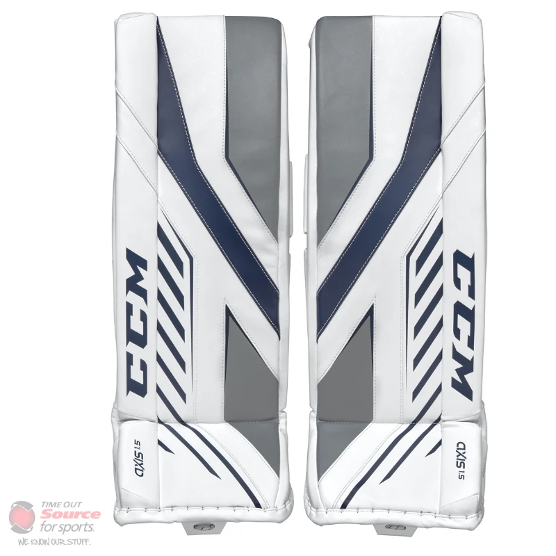 CCM Axis A1.5 Goalie Leg Pads- Junior (2020) 1 CCM Axis A1.5 Goalie Leg Pads- Junior (2020)