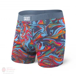 Apparel Saxx Vibe Boxer Briefs- Blue Cyclone