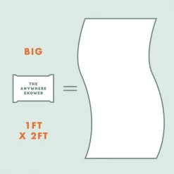 Outdoor Wipes Anywhere Shower- 1x2 Wipes