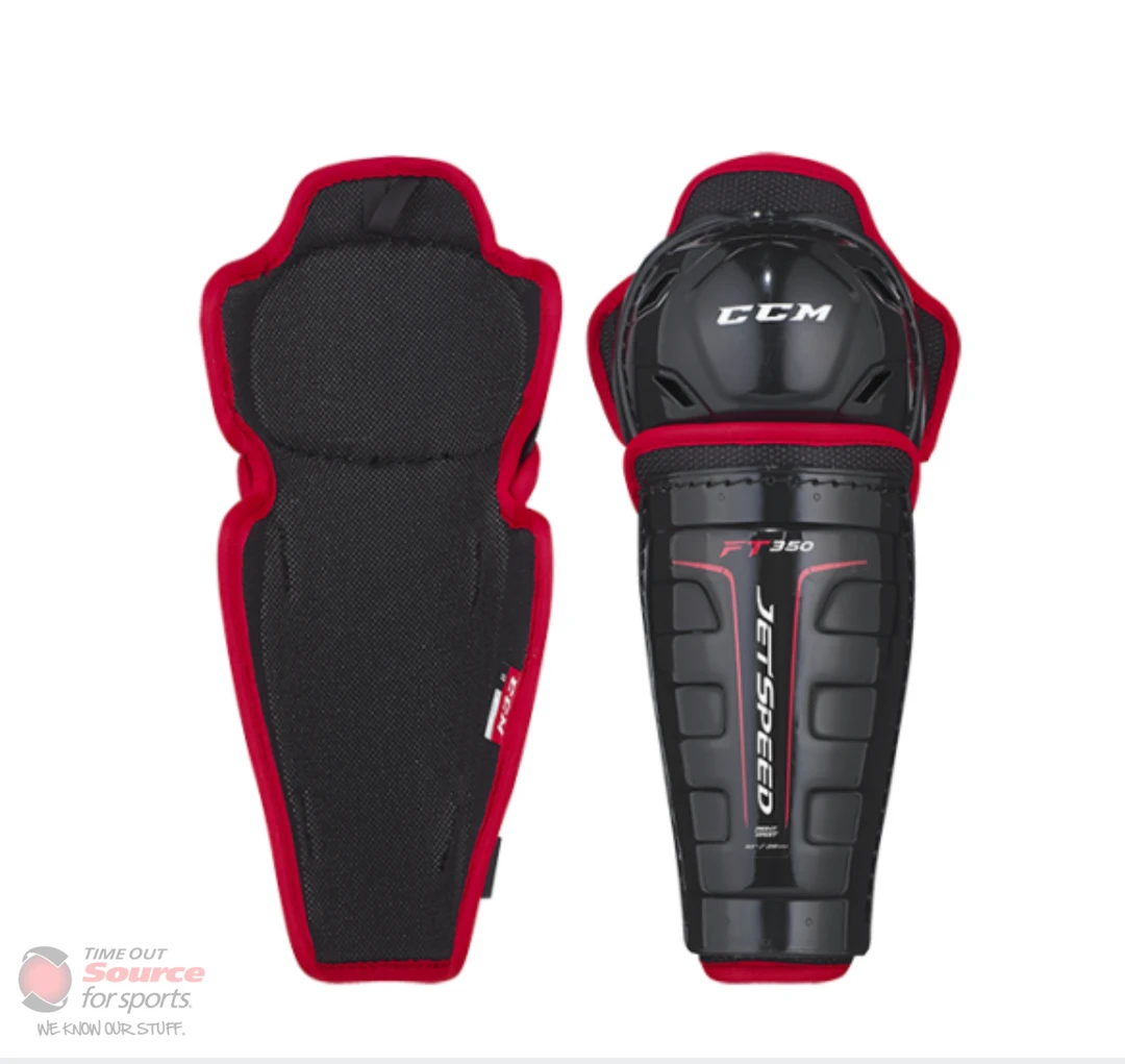 CCM Jetspeed FT350 Shin Guards- Youth 1 CCM Jetspeed FT350 Shin Guards- Youth