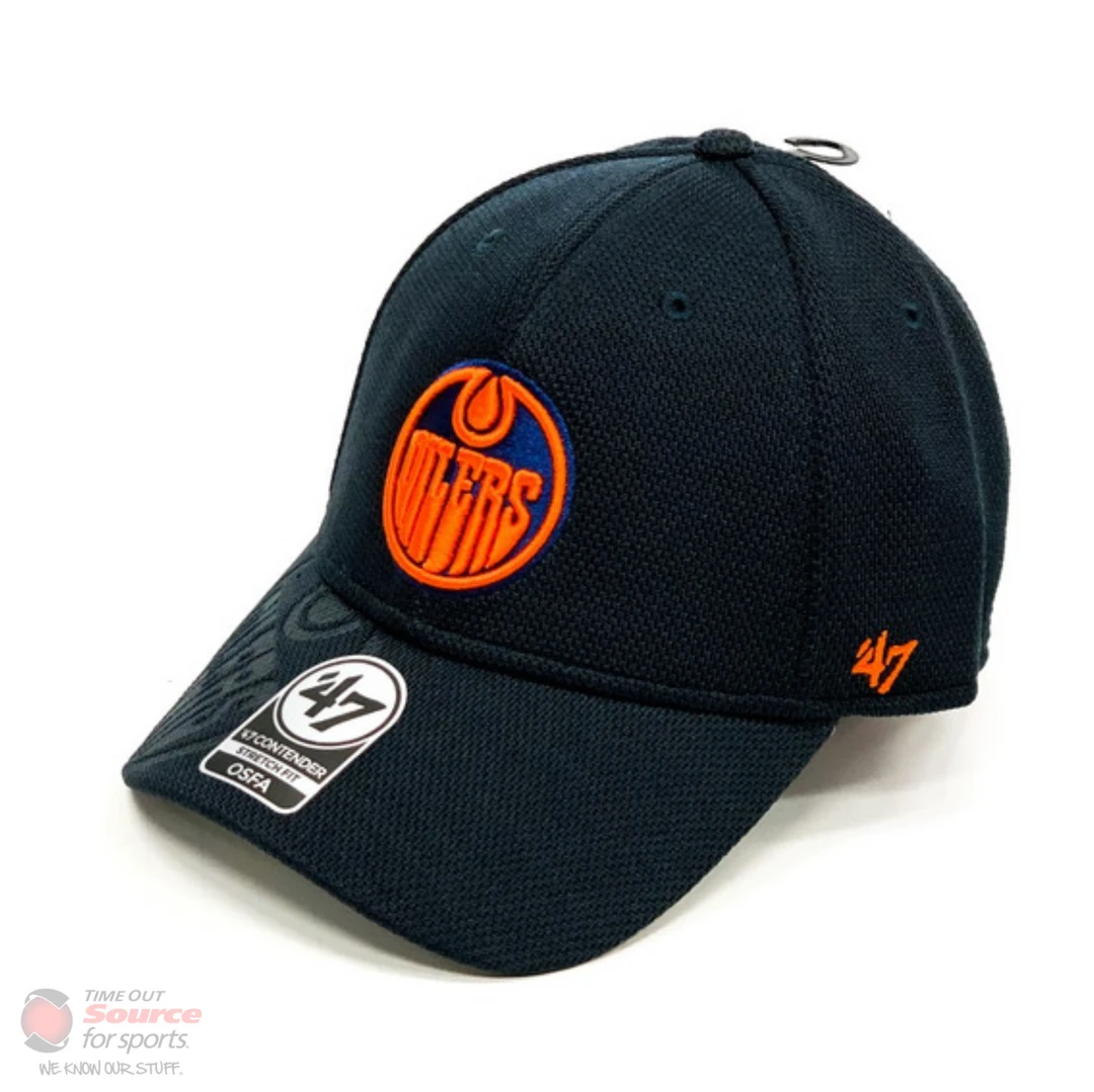Apparel '47 Nexum Contender Stretch Fit Hat- Edmonton Oilers 1 Apparel '47 Nexum Contender Stretch Fit Hat- Edmonton Oilers