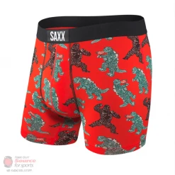 Saxx Vibe Boxer Briefs- Red Kingzilla Apparel