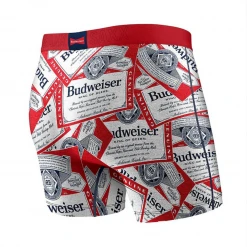 Saxx Vibe Boxer Briefs- Budweiser Tossed Label Apparel