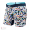 Saxx Hot Shot Boxer Briefs- Multi Tidal Wave