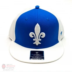 Fanatics NHL Vintage Tri-Colour Snapback Hat- Quebec Nordiques- White Apparel