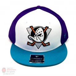 Fanatics NHL Vintage Tri-Colour Snapback Hat- Anaheim Ducks Apparel