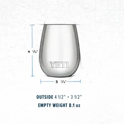 Yeti Wine Rambler 10oz With Magslider Lid