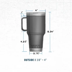 YETI Rambler 30oz Travel Mug W/ Stronghold Lid