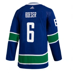 Adidas Authentic Vancouver Canucks Home Jersey- Brock Boeser- Men's 3 Adidas Authentic Vancouver Canucks Home Jersey- Brock Boeser- Men's
