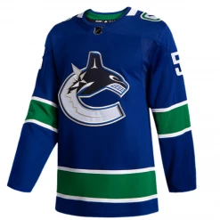 Adidas Authentic Vancouver Canucks Home Jersey- Bo Horvat- Men's