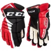 Hockey Protective CCM Jetspeed FT4 Pro Hockey Gloves- Junior