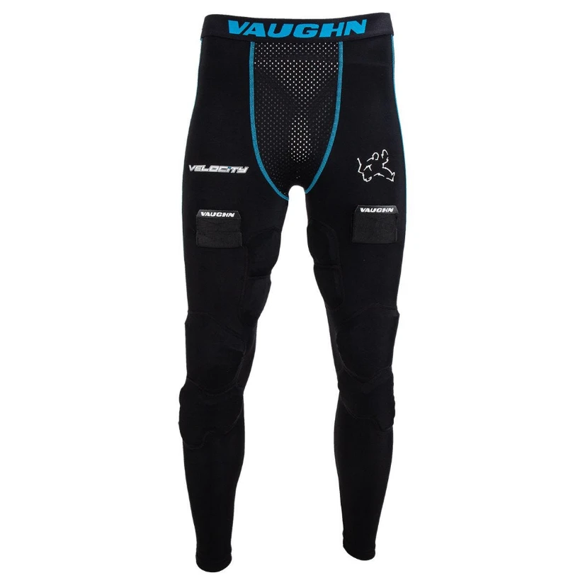Padded Base Layer Pants Vaughn V9 Padded Goalie Compression Pant 1 Padded Base Layer Pants Vaughn V9 Padded Goalie Compression Pant