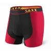Apparel Saxx Impact Performance Boxers - Black/Red/Orange 2 Apparel Saxx Impact Performance Boxers - Black/Red/Orange