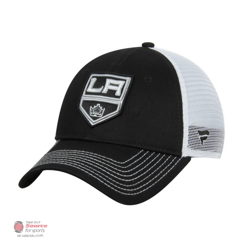 Apparel Fanatics Core Trucker Adjustable Snapback Hat - Los Angeles Kings 1 Apparel Fanatics Core Trucker Adjustable Snapback Hat - Los Angeles Kings