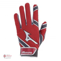 Baseball Mizuno MVP Batting Gloves -Red- Adult (2018)