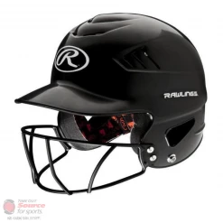Rawlings CoolFlo Batting Helmet Facemask Combo Helmets