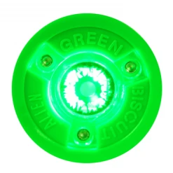 Green Biscuit Alien Training Puck Hockey Nets & Training Aids