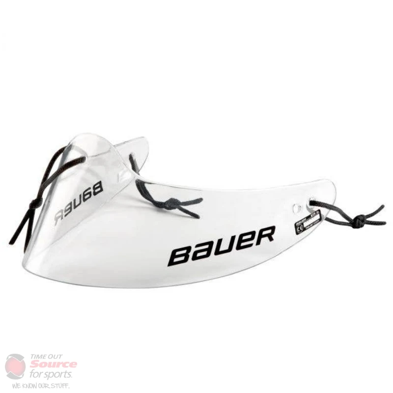Bauer S17 Goalie Throat Protector- Junior Lexan Throat Protection 1 Bauer S17 Goalie Throat Protector- Junior Lexan Throat Protection