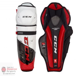 Hockey Protective CCM Jetspeed FT4 Pro Shin Pads- Junior