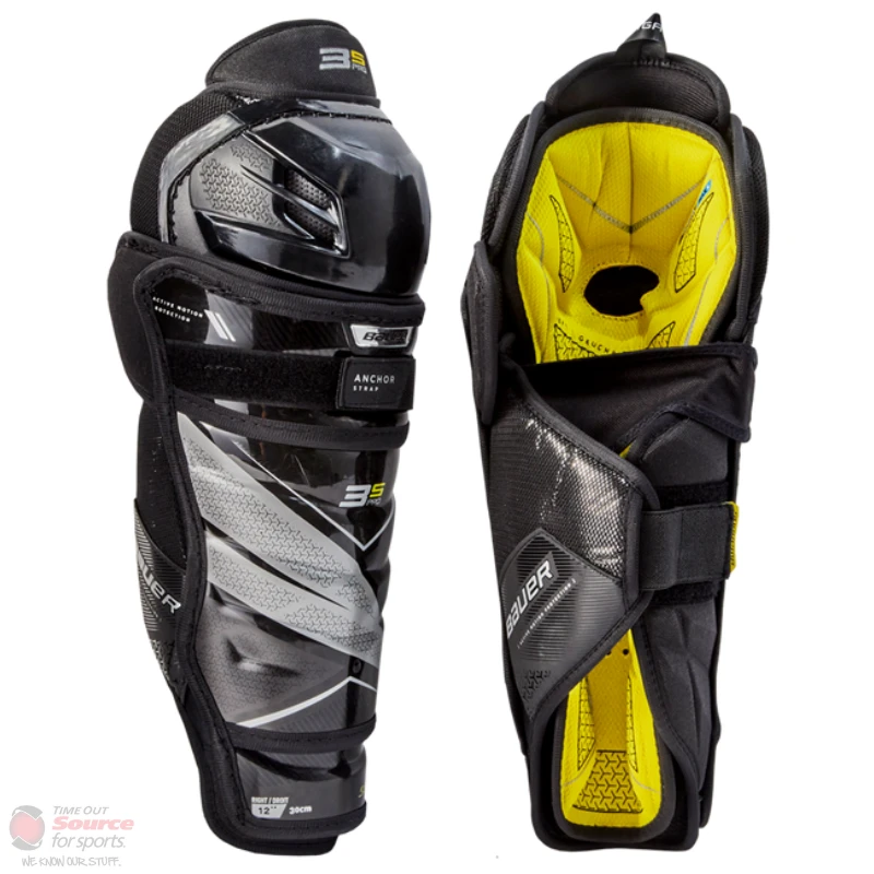 Bauer S21 Supreme 3S Pro Hockey Shin Guards- Senior 1 Bauer S21 Supreme 3S Pro Hockey Shin Guards- Senior