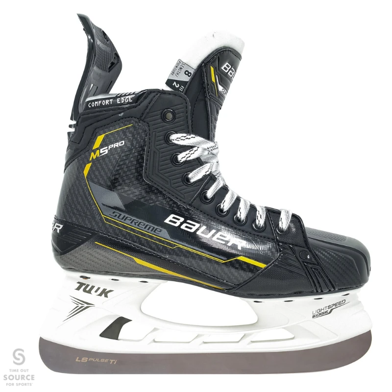 Bauer S22 Supreme M5 Pro Hockey Skates With Pulse TI Steel- Senior 1 Bauer S22 Supreme M5 Pro Hockey Skates With Pulse TI Steel- Senior