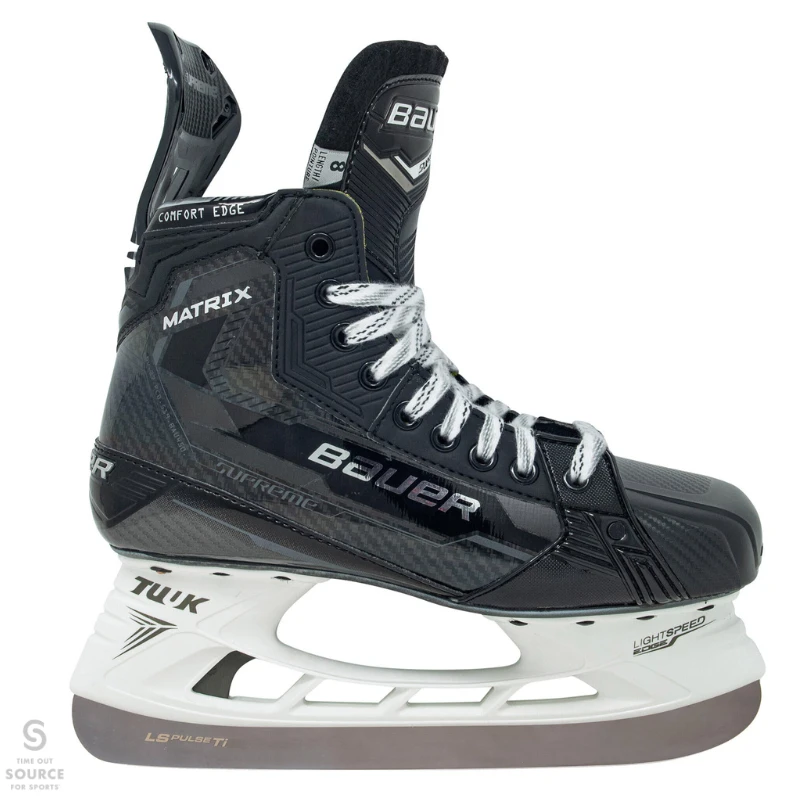 Bauer S22 Supreme Matrix Hockey Skates With Pulse TI Steel- Senior- Source Exclusive 1 Bauer S22 Supreme Matrix Hockey Skates With Pulse TI Steel- Senior- Source Exclusive